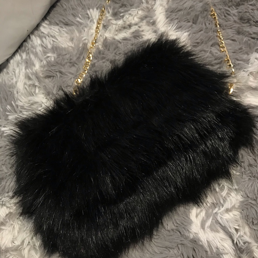 Fur crossbody